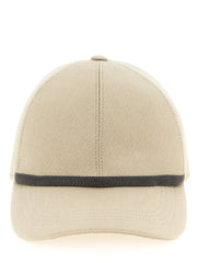 Brunello Cucinelli Beige Cotton Cap (Baseball Hat) - L