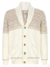 Brunello Cucinelli Beige Cotton Cardigan