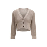Brunello Cucinelli Beige Cotton Cardigan