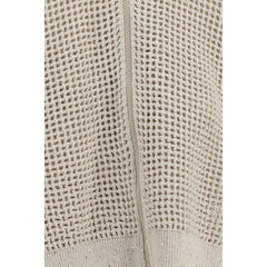 Brunello Cucinelli Beige Cotton Cardigan - S