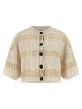 Brunello Cucinelli Beige Cotton Cardigan - XL