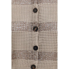 Brunello Cucinelli Beige Cotton Cardigan - XS