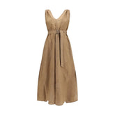 Brunello Cucinelli Beige Cotton Casual Dress - S