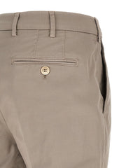 Brunello Cucinelli Beige Cotton Casual Pants