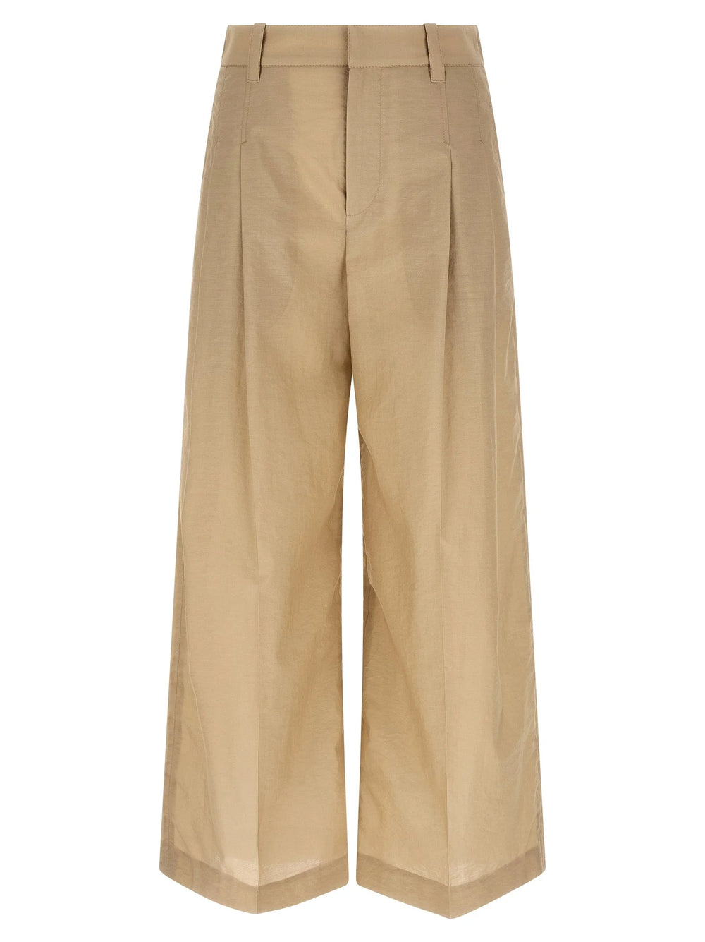 Brunello Cucinelli Beige Cotton Casual Pants