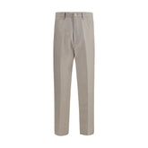 Brunello Cucinelli Beige Cotton Casual Pants