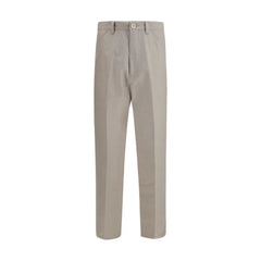 Brunello Cucinelli Beige Cotton Casual Pants