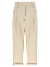 Brunello Cucinelli Beige Cotton Casual Pants