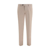 Brunello Cucinelli Beige Cotton Casual Pants