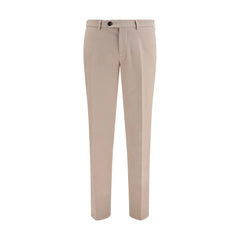 Brunello Cucinelli Beige Cotton Casual Pants