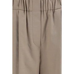 Brunello Cucinelli Beige Cotton Casual Pants