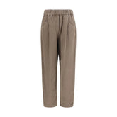 Brunello Cucinelli Beige Cotton Casual Pants - IT36 | XS