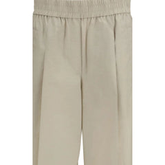 Brunello Cucinelli Beige Cotton Casual Pants - IT38 | S