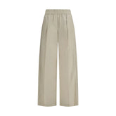 Brunello Cucinelli Beige Cotton Casual Pants - IT38 | S