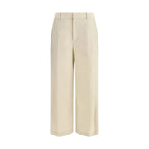 Brunello Cucinelli Beige Cotton Casual Pants - IT42 | L