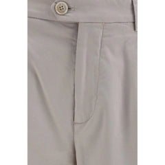 Brunello Cucinelli Beige Cotton Chino Pants