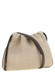 Brunello Cucinelli Beige Cotton Clutch Bag