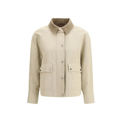 Brunello Cucinelli Beige Cotton Coat