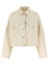 Brunello Cucinelli Beige Cotton Denim Jacket - IT44