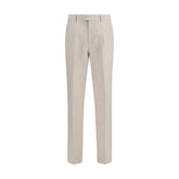 Brunello Cucinelli Beige Cotton Dress Pants - IT48 | M