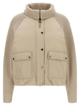 Brunello Cucinelli Beige Cotton Full-Length Jacket