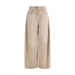 Brunello Cucinelli Beige Cotton Jeans Denim - IT42 | L