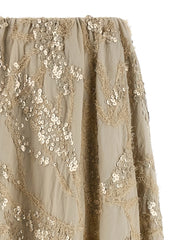 Brunello Cucinelli Beige Cotton Mini Skirt - IT38