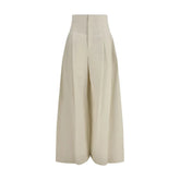 Brunello Cucinelli Beige Cotton Pants