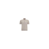 Brunello Cucinelli Beige Cotton Polo Shirt