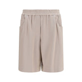 Brunello Cucinelli Beige Cotton Shorts