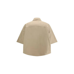 Brunello Cucinelli Beige Cotton Shortsleeve Shirt