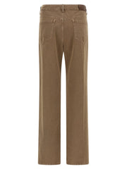 Brunello Cucinelli Beige Cotton Straight-Leg Jeans