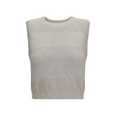Brunello Cucinelli Beige Cotton Sweatshirt - L