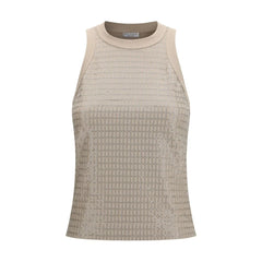 Brunello Cucinelli Beige Cotton T-Shirt