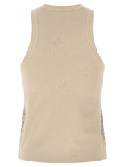 Brunello Cucinelli Beige Cotton Tank Tops - L