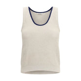 Brunello Cucinelli Beige Cotton Top