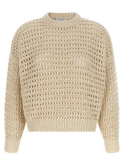 Brunello Cucinelli Beige Elastane Cardigan