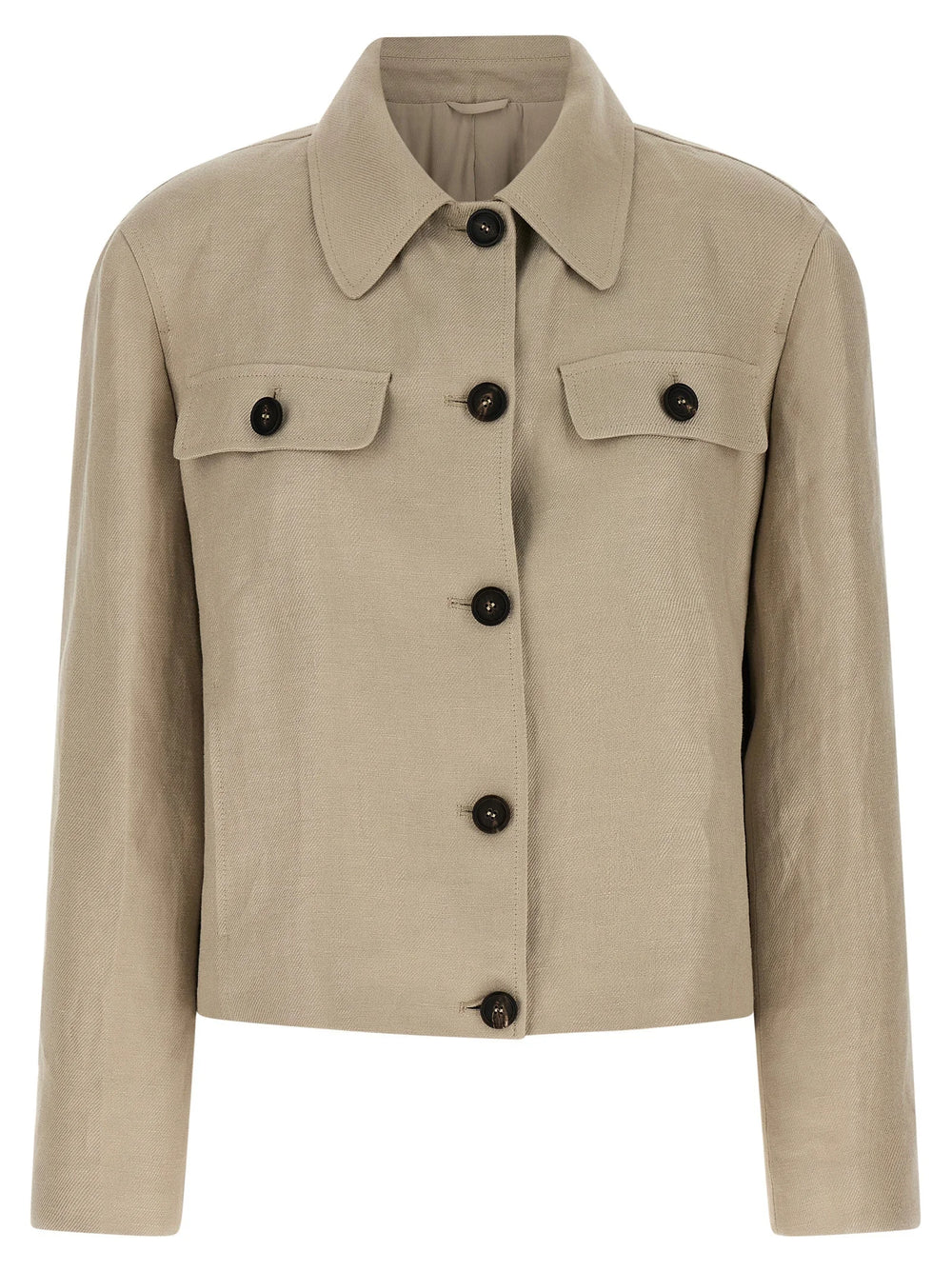 Brunello Cucinelli Beige Linen Blazer - IT44