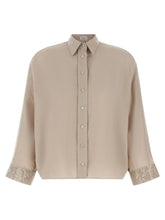 Brunello Cucinelli Beige Linen Blouse - XXS