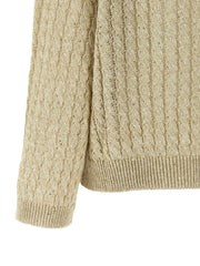 Brunello Cucinelli Beige Linen Cardigan