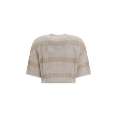 Brunello Cucinelli Beige Linen Cardigan - S