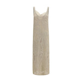 Brunello Cucinelli Beige Linen Casual Dress - L