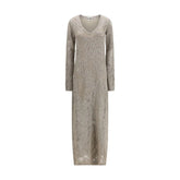 Brunello Cucinelli Beige Linen Casual Dress - M