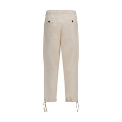 Brunello Cucinelli Beige Linen Casual Pants