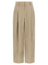 Brunello Cucinelli Beige Linen Casual Pants
