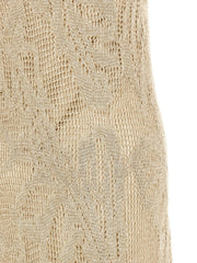 Brunello Cucinelli Beige Linen Long Dress