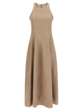 Brunello Cucinelli Beige Linen Long Dress - L