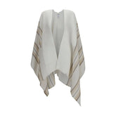 Brunello Cucinelli Poncho Bej din In - One Size