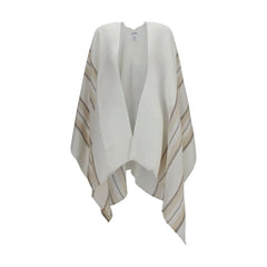 Brunello Cucinelli Beige Linen Poncho - One Size