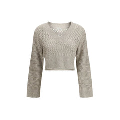 Brunello Cucinelli Beige Linen Sweatshirt - S